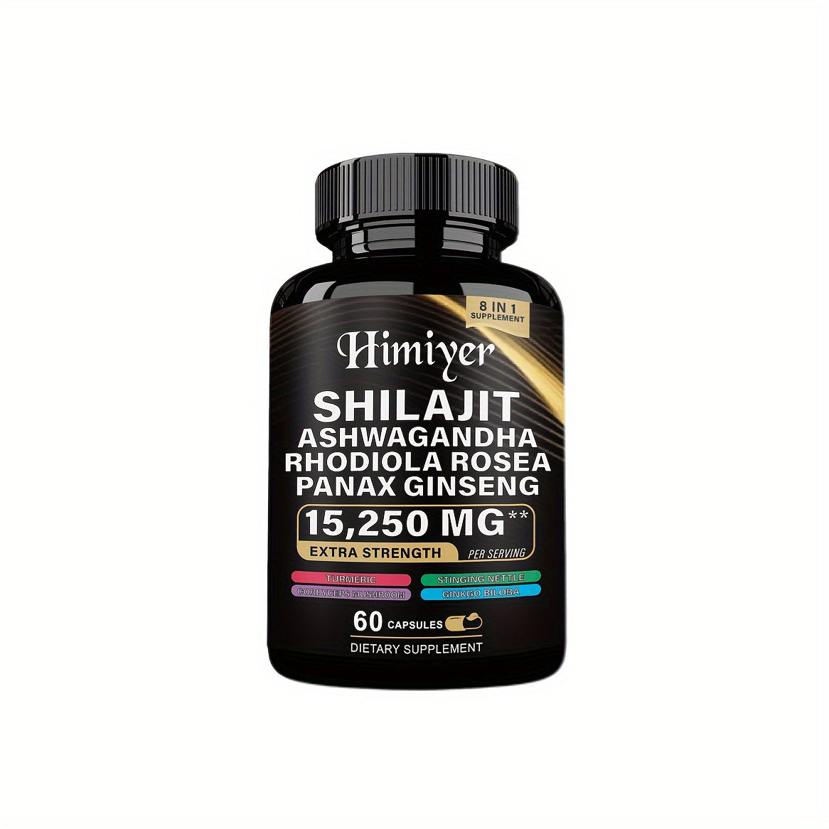 Shilajit Pure Himalaya 9000MG + Seaweed 7000mg, Black Seed Oil 4000mg, Ashwagandha 2000mg+15 Day Gut Cleanse - Gut And Colon Support, 15 Day Gut Cleanse Dissolved Capsules